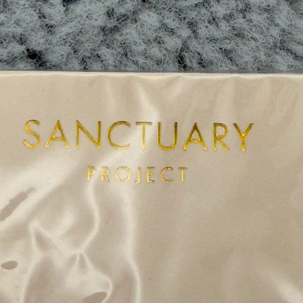 Sanctuary Project Necklace Pink Rose Serenity Stone Gold Tone NEW